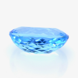 31,97 ct Schweizer Blau Topas Oval Schnitt