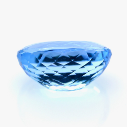 38,88 ct Topacio Azul Suizo Talla Ovalada