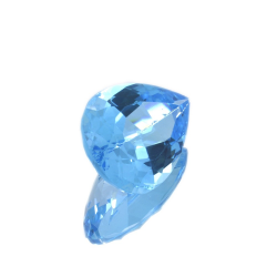 17.33 ct Topaze Bleu Taille Poire