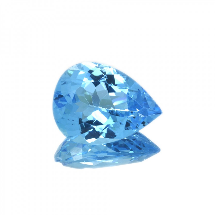 17.33 ct Topacio Azul Talla Pera