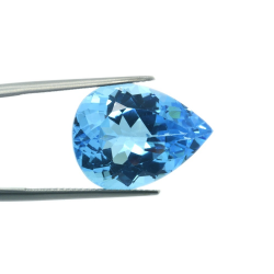 17.33 ct Topacio Azul Talla Pera