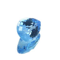 27.83 ct Topaze Bleu Taille Poire