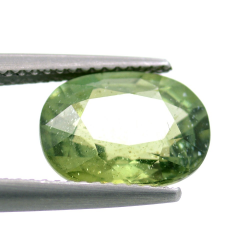 4.24 ct Grüner Apatit Oval Schnitt