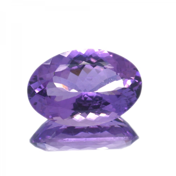 17.01ct Amethyst Oval Cut 21.55x14.44mm