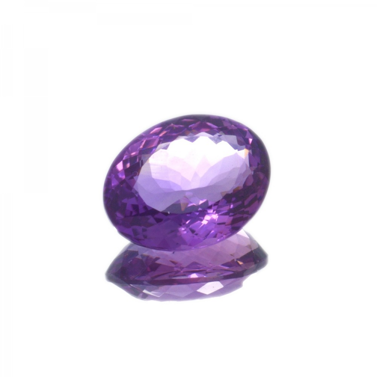 15.74ct Amethyst Oval Cut 18,89x14.77mm