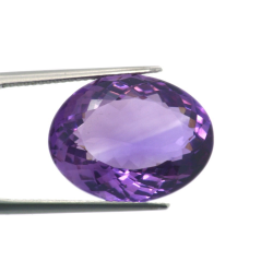 15.74ct Amethyst Oval Cut 18,89x14.77mm