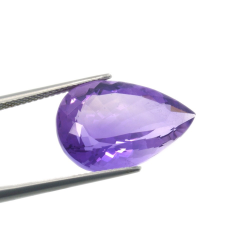 13.32 ct Amethyst Birne Schnitt