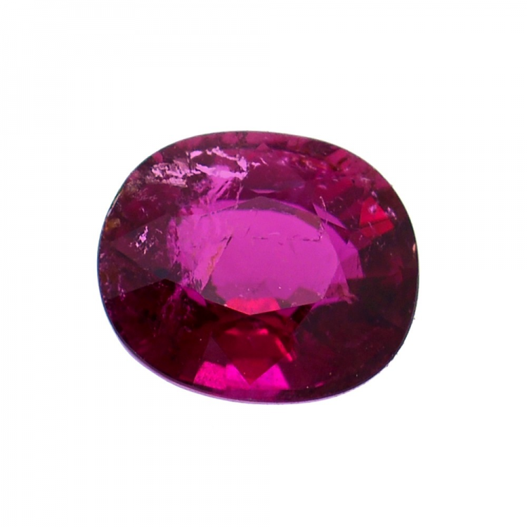 1,83 ct rosa Turmalin im Ovalschliff 7,85 x 6,71 mm