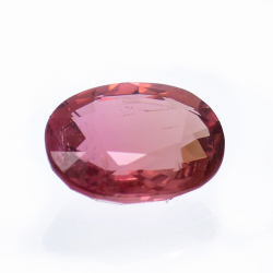 1.47ct Tourmaline Rose Taille Ovale 8.17x6.28mm