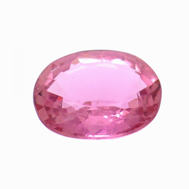 0.93ct Pink Tourmaline Oval Cut 7.35x5.85mm