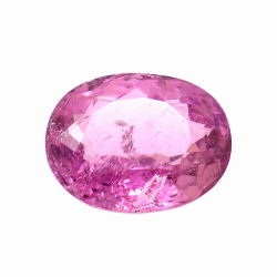 1.65 ct Turmalina Rosa Talla Ovalada