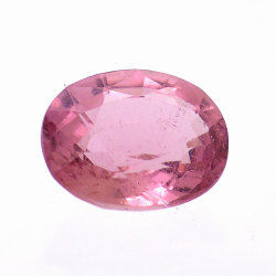 1.50ct Tourmaline Rose Taille Ovale 7.92x6.44mm