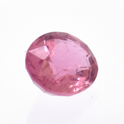 1.50ct Tourmaline Rose Taille Ovale 7.92x6.44mm