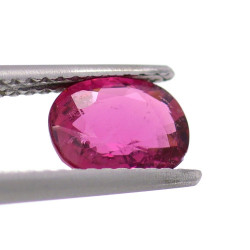 1.14ct Pink Tourmaline Oval Cut 7.68x6.03mm