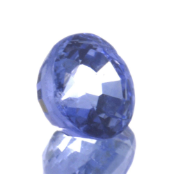 0,91 ct. Zaffiro Blu Taglio Ovale 5,22x3,66mm