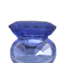 0,81 ct blauer Saphir im Ovalschliff 6,16 x 4,81 mm