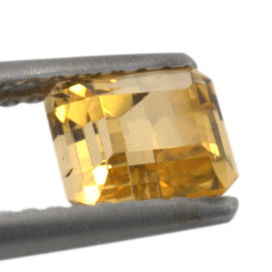 1.23ct Topazio Imperiale in Facetatto Smeraldo