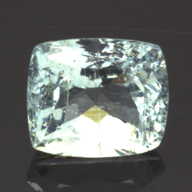 3.78ct Aguamarina Talla Cojín