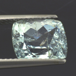 3.78ct Aguamarina Talla Cojín