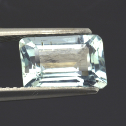 2.25ct Aigue-marine Taille Émeraude