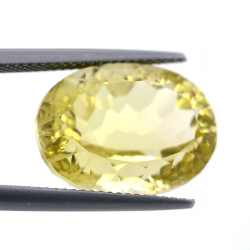 13.70ct Cuarzo Limón Talla Ovalada