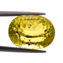 21.91ct Cuarzo Limón Talla Ovalada