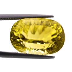 23.24ct Cuarzo Limón Talla Ovalada