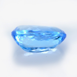 34.63ct Topacio Azul Talla Ovalada