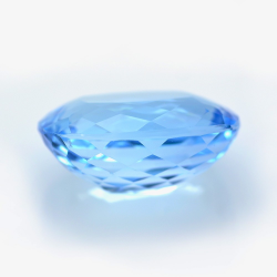 32.66ct Topacio Azul Talla Cojín