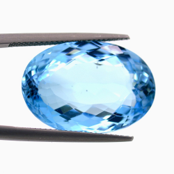 29.30ct Blau Topas Oval Schnitt