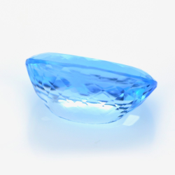 37.97ct Topacio Azul Talla Ovalada