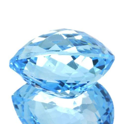 22.26ct.Blue Topaz Pear Cut