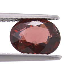 1.68ct Grenat Rhodolite Taille Ovale