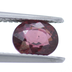 1.63ct Grenat Rhodolite Taille Ovale