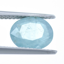 2.03ct Grandidierita Talla Ovalada