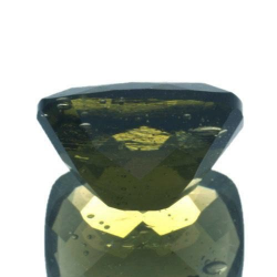 2.53ct. Moldavite Cushion Cut