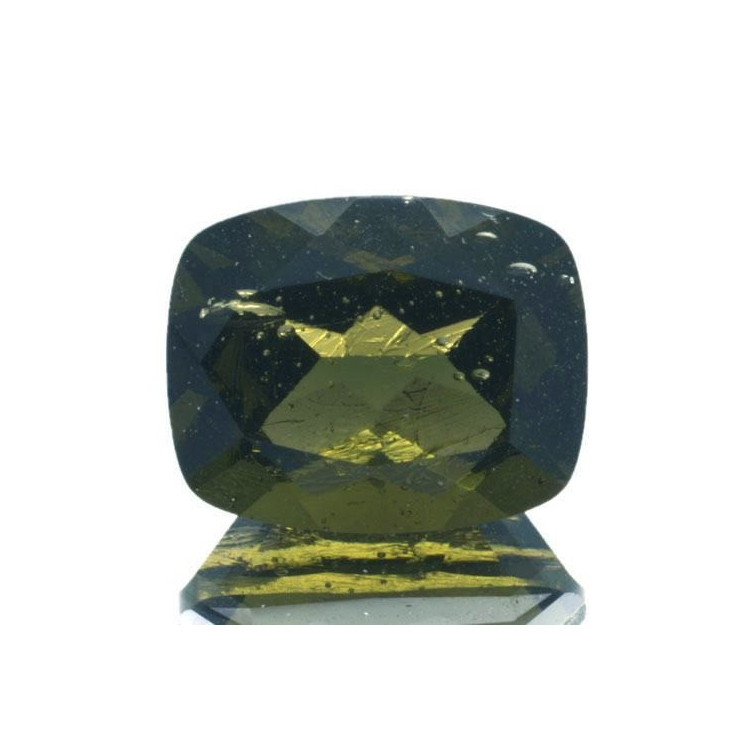 2.53ct. Moldavite Cushion Cut