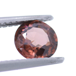 1.21ct Zircón Rosa Talla Redonda