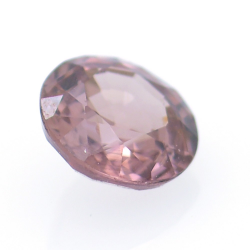 1.21ct Zircón Rosa Talla Redonda