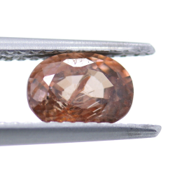 1.46ct Zircón Rosa Talla Ovalada