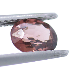 1.01ct Zircón Rosa Talla Ovalada