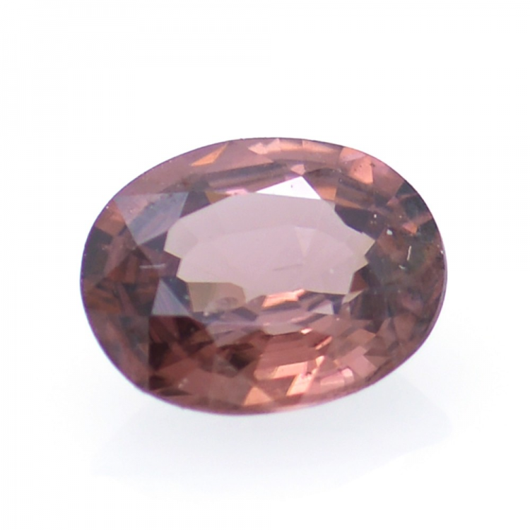 1.01ct Zircón Rosa Talla Ovalada