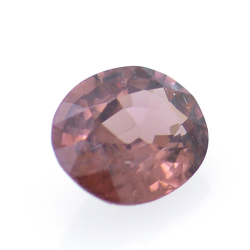 1.01ct Zircón Rosa Talla Ovalada