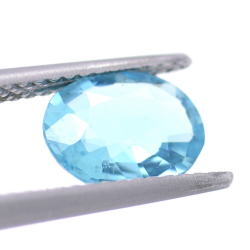 1.30ct Apatite in Facetatto Ovale