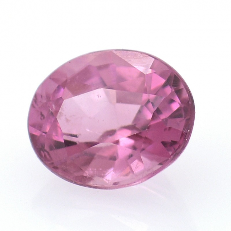 1,60 ct rosa Turmalin im Ovalschliff 8,21 x 6,82 mm