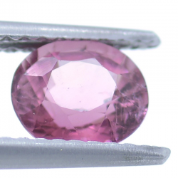 Tourmaline Rose 1.29ct Taille Ovale 7.80x5.77mm