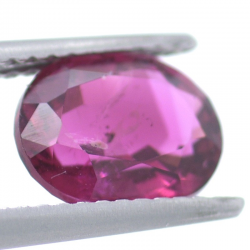 1.97ct Tourmaline Rose Taille Ovale 8.94x7.14mm