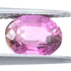 1.97ct Tourmaline Rose Taille Ovale 8.94x7.14mm