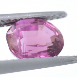 1.53ct Pink Tourmaline Oval Cut 7.89x6.29mm