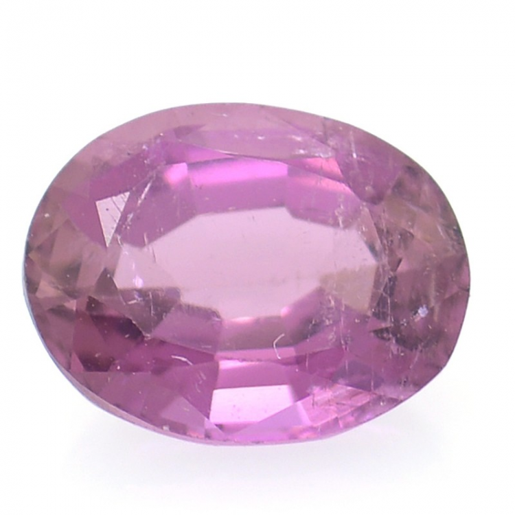 1,64 ct rosa Turmalin im Ovalschliff 8,43 x 6,56 mm